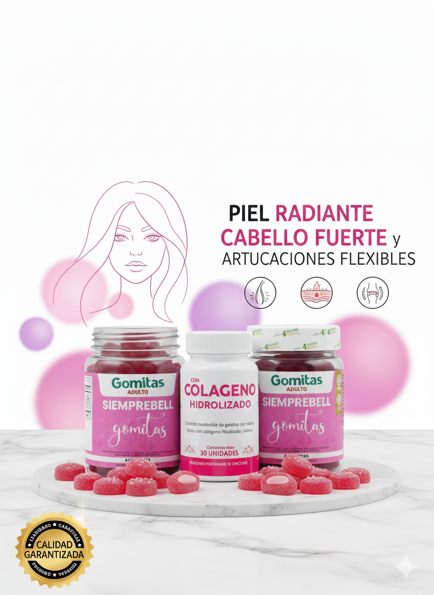 GOMAS SIEMPREBELL x 2 + COLAGENO 30 CAPS