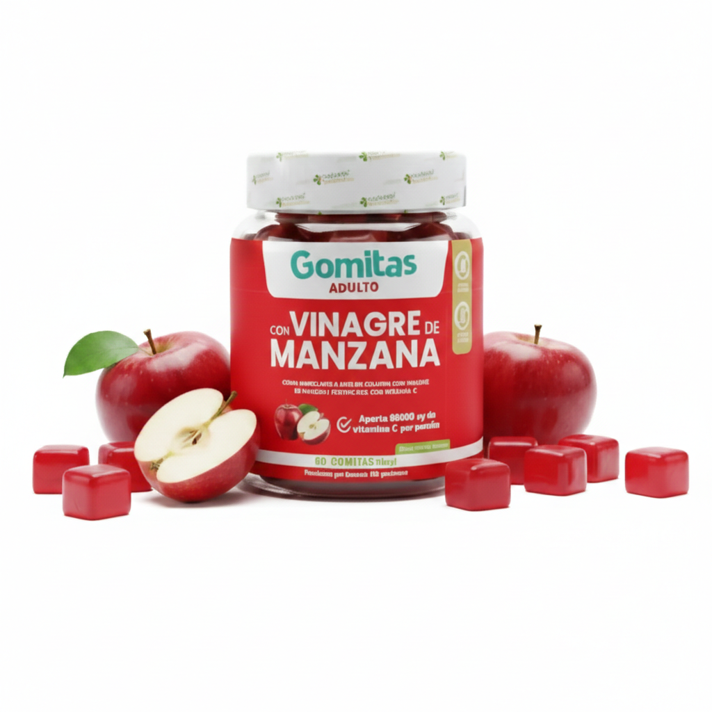 GOMAS DE VINAGRE DE MANZANA X 30 UNIDADES